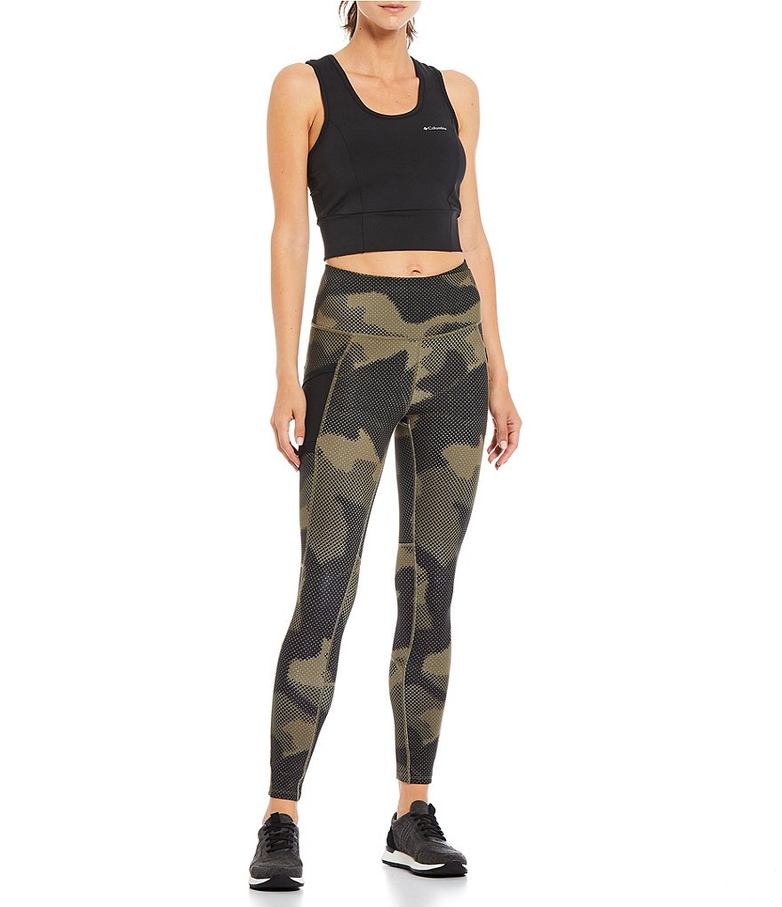 Aventura Shavonne Printed Jacquard Stretch Pull-On Leggings