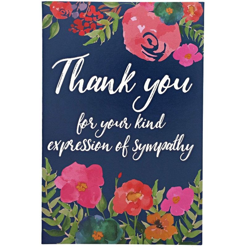 Pipilo Press Sympathy Thank You Cards with Envelopes (48 Pack)