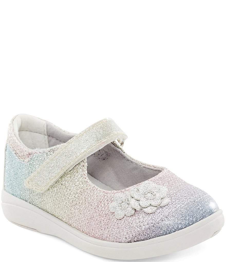 Stride Rite Girls' Holly SR Glitter Mary Janes (Infant)