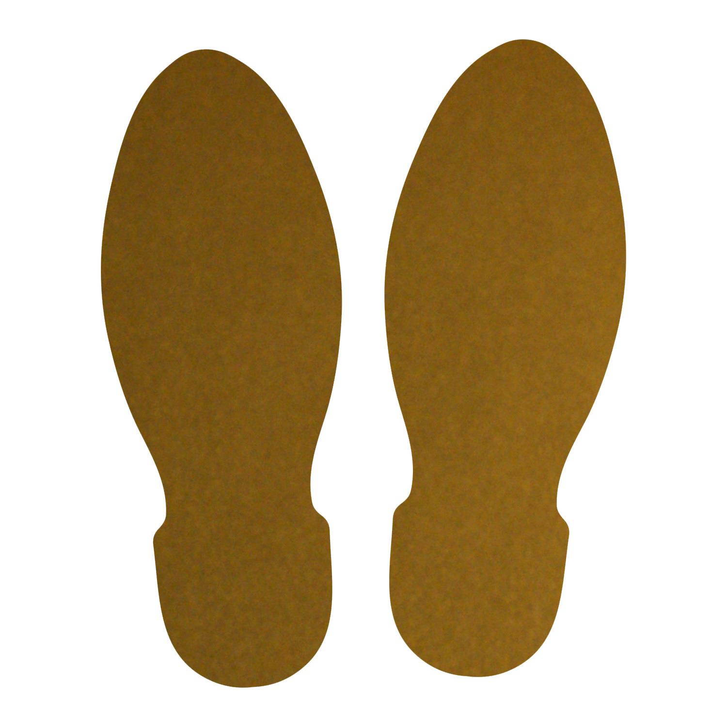 LiteMark 9 Inch Pink Unifoot Footprint Decals - Pack of 12