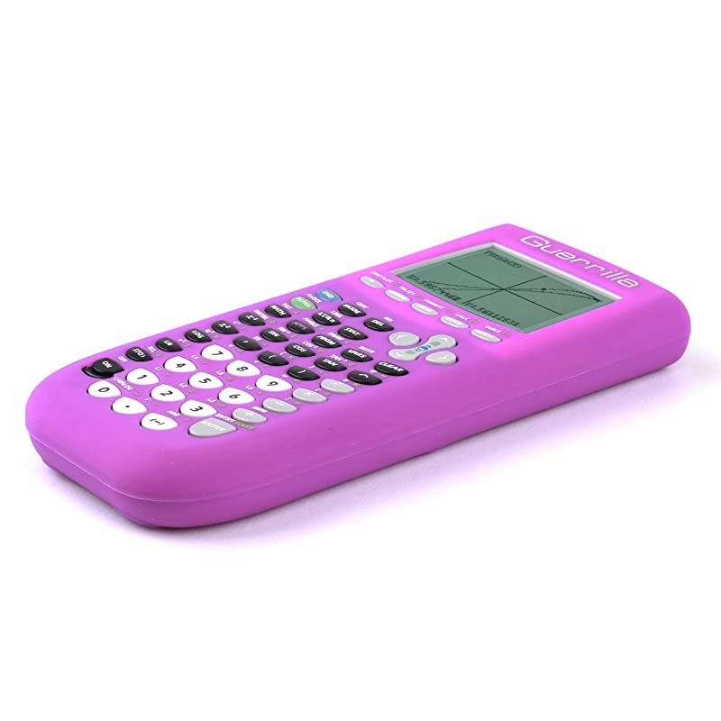 Silicone Case for Texas Instruments TI84 Plus Graphing Calculator Purple