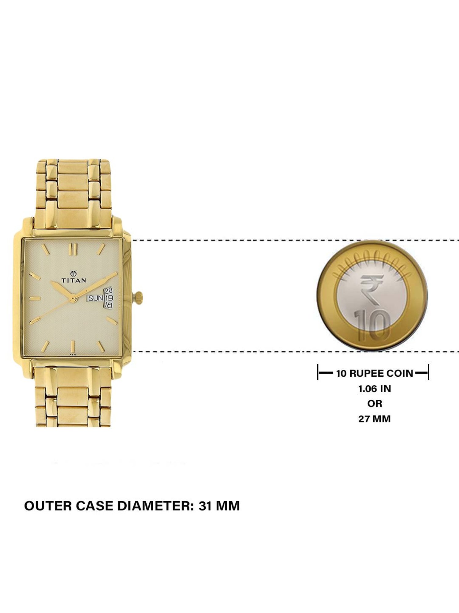 Titan NL1506YM02 Regalia Analog Watch for Men