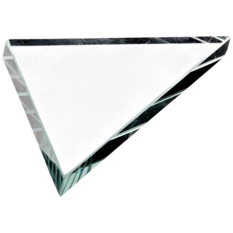 american educational glass right angle prism, 100mm length, 10mm width bundle of 5