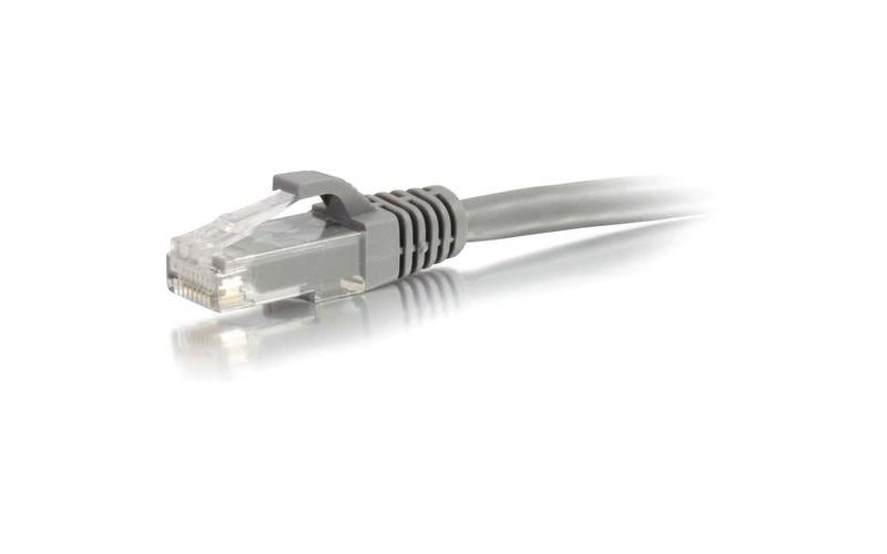 C2G-50ft Cat6 Snagless Unshielded (UTP) Network Patch Cable - Gray - Category 6 for Network Device - RJ-45 Male - RJ-45 Male - 50ft - Gray