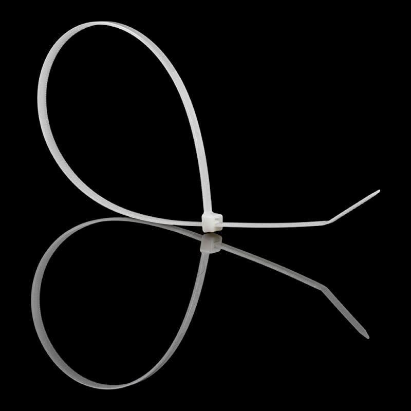 ZipIts Cable Ties 11-in 75 Lb Tensile Strength Standard Duty Self Locking Natural Zip Ties, 1,000 Pack, UL Listed, Contractor Quality and Strength