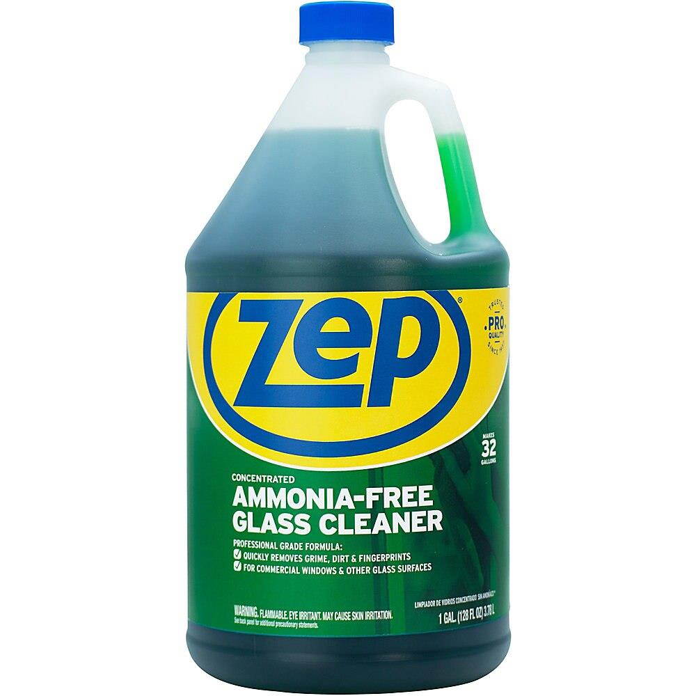 Zep Commercial Glass Cleaner Concentrate - Concentrate Liquid - 1 gal (128 fl oz) - 4 / Carton