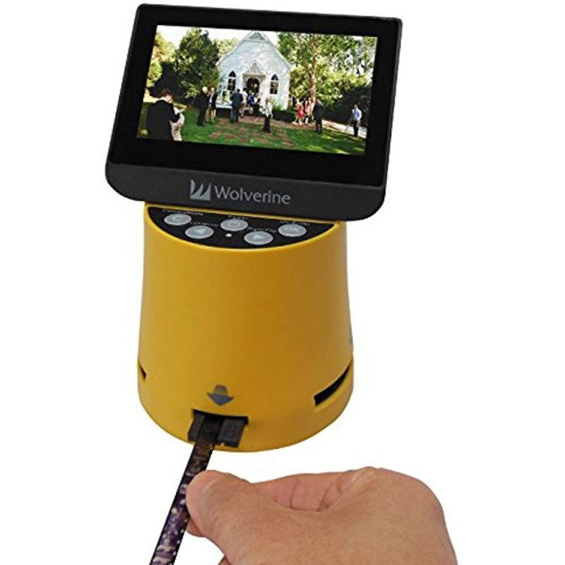 Wolverine Data 8-in-1 HD Film to Digital Converter w/4.3" LCD Screen & HDMI