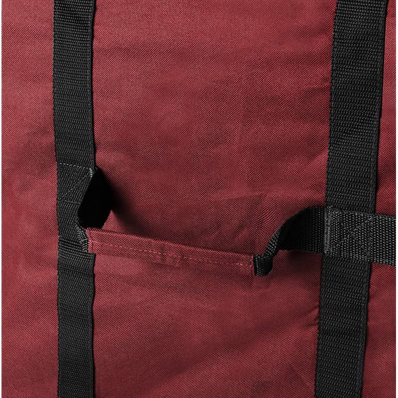 83-DT5056 Heavy Duty Canvas Christmas Storage Bag Large for 9 Foot Tree, Red
