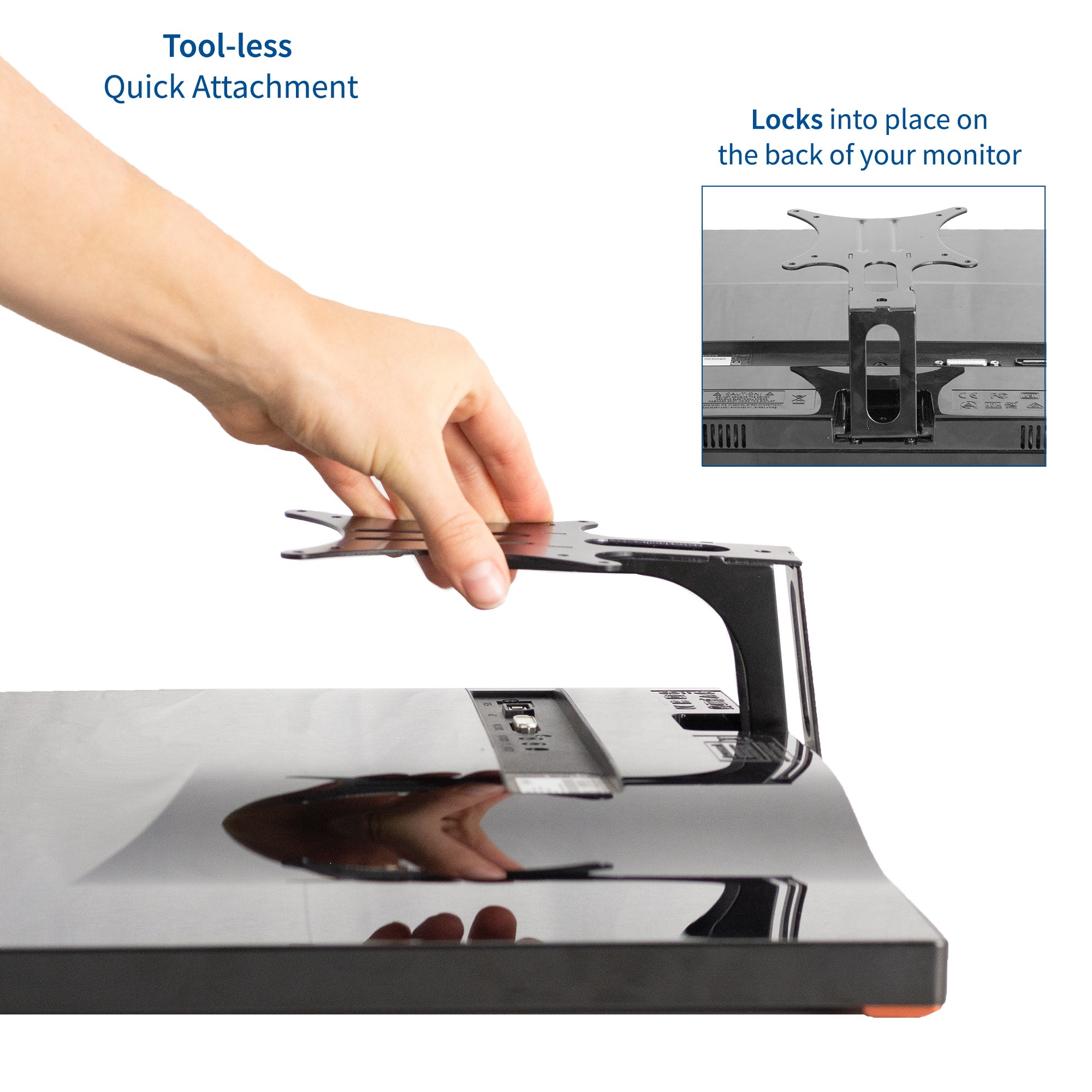 VIVO Quick Attach VESA Mount Adapter for Acer Monitors | Fits Model XG270HU (MOUNT-AR27HU)