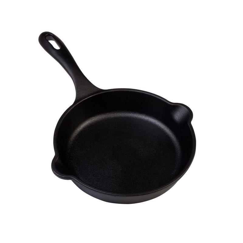 Victoria Small Preseasoned Cast Iron Egg Skillet and Tapas Pan - 6.5"