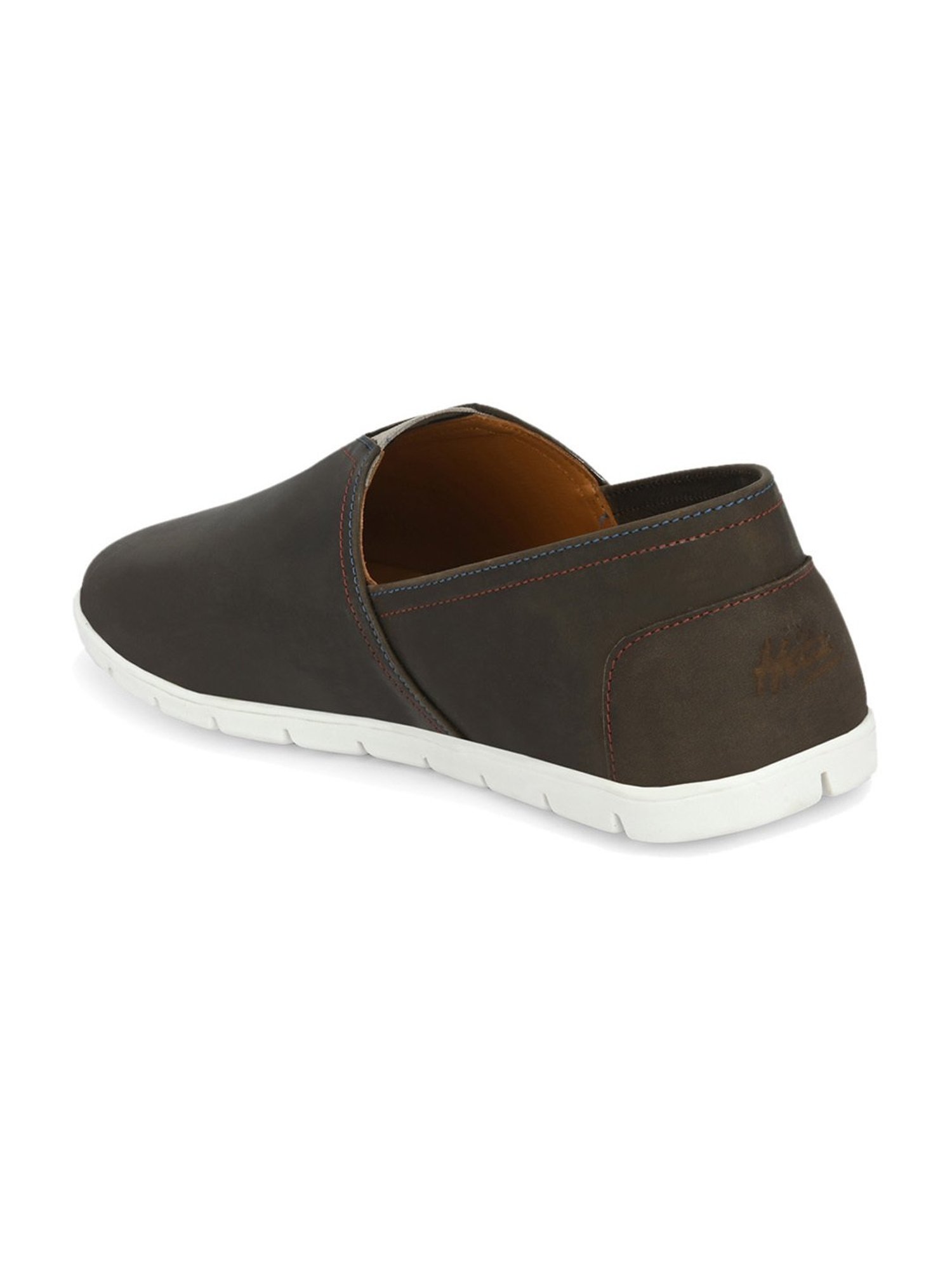 Hitz Men's Grey Casual Loafers