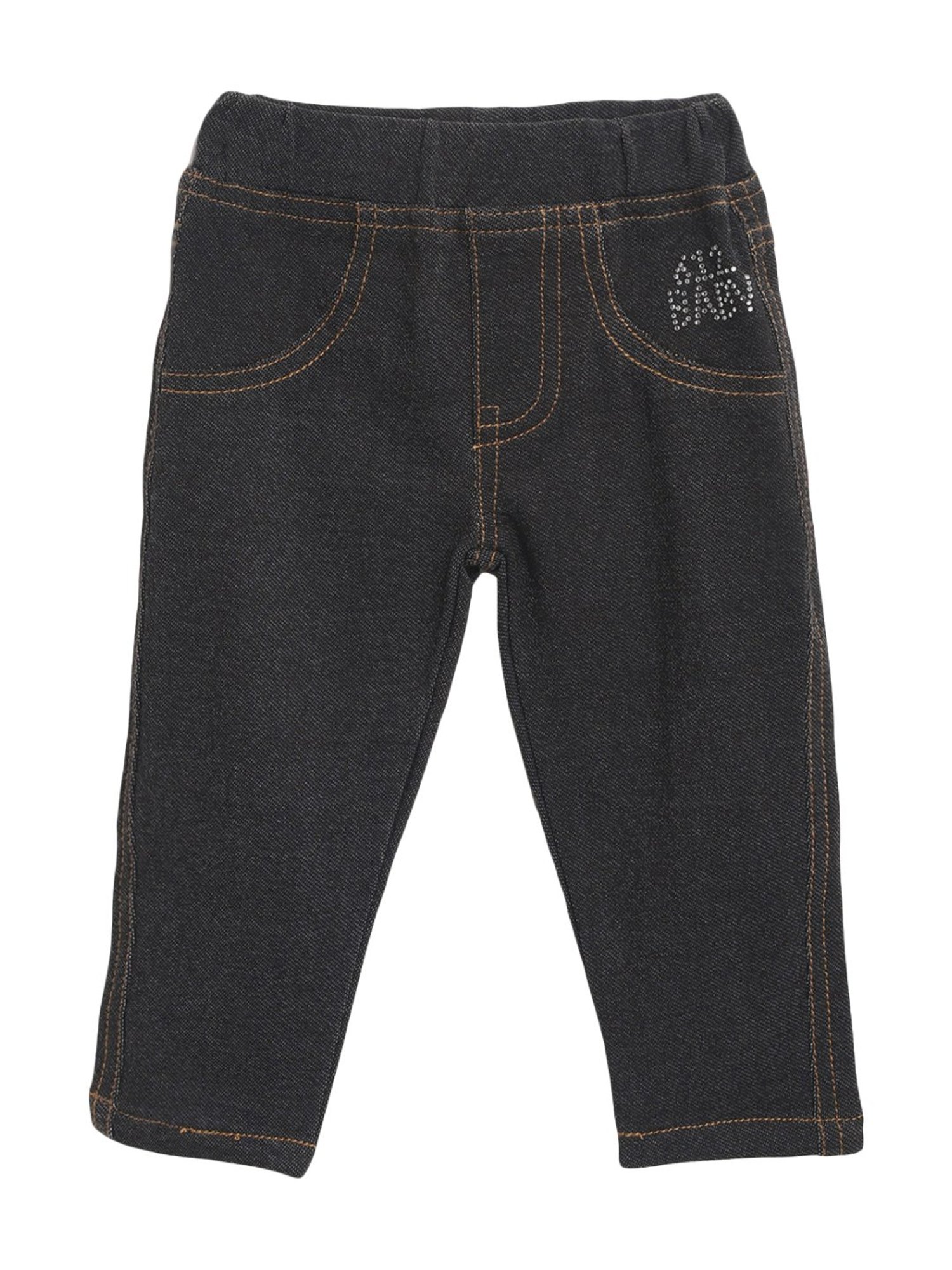 612 League Kids Dark Grey Cotton Capris