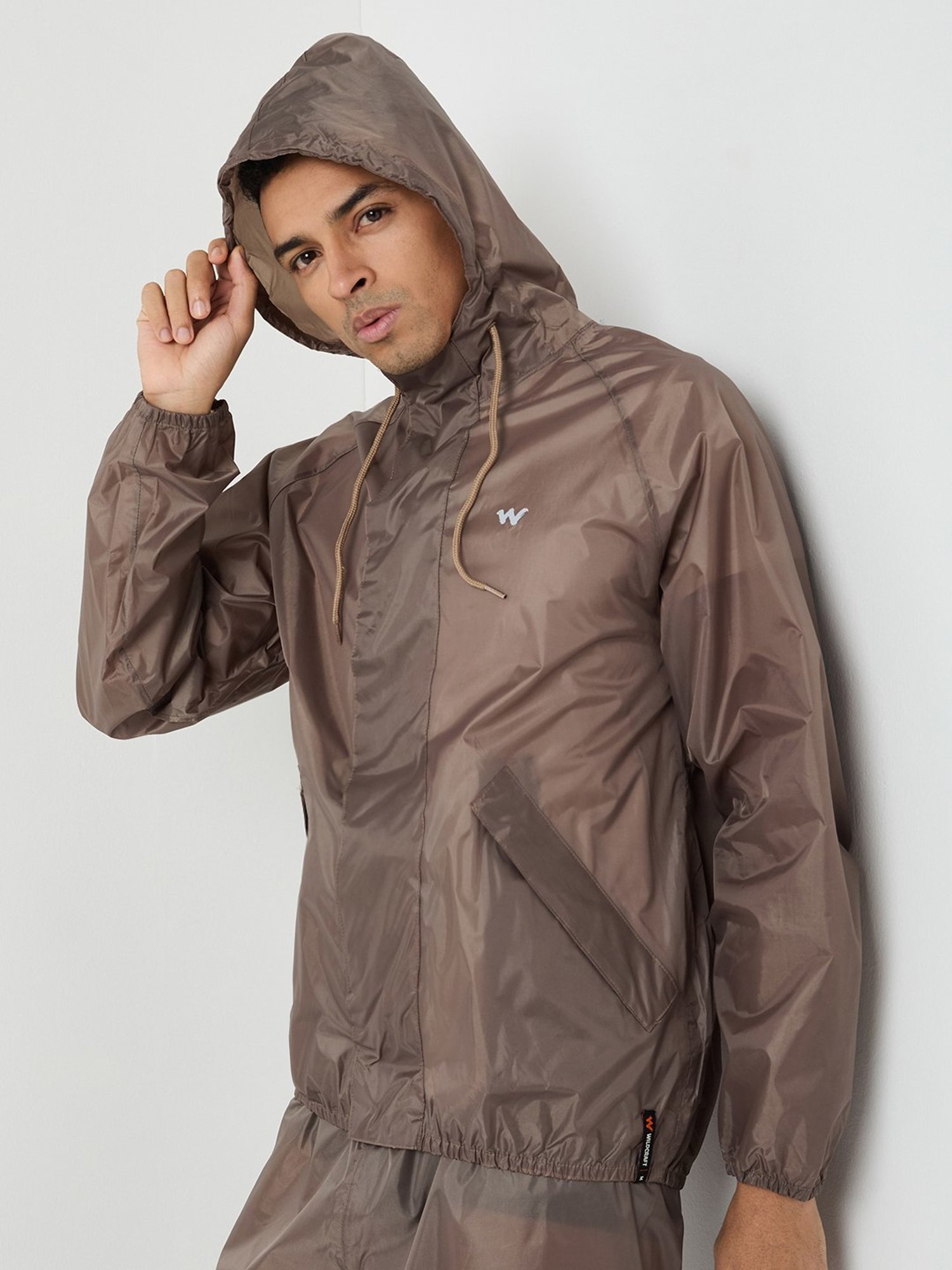 Wildcraft Beige Regular Fit Raincoat Set