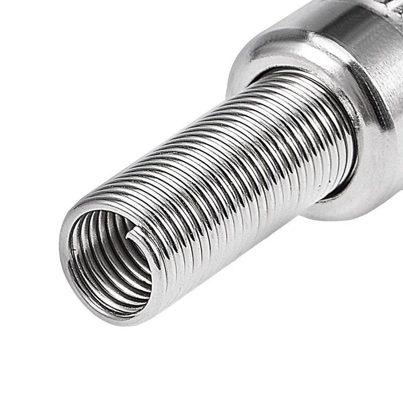 uxcell Soldering 1/8 inch 3.5mm Male Stereo Adapter Silver Tone Audio Coaxial Cable Connector 5pcs