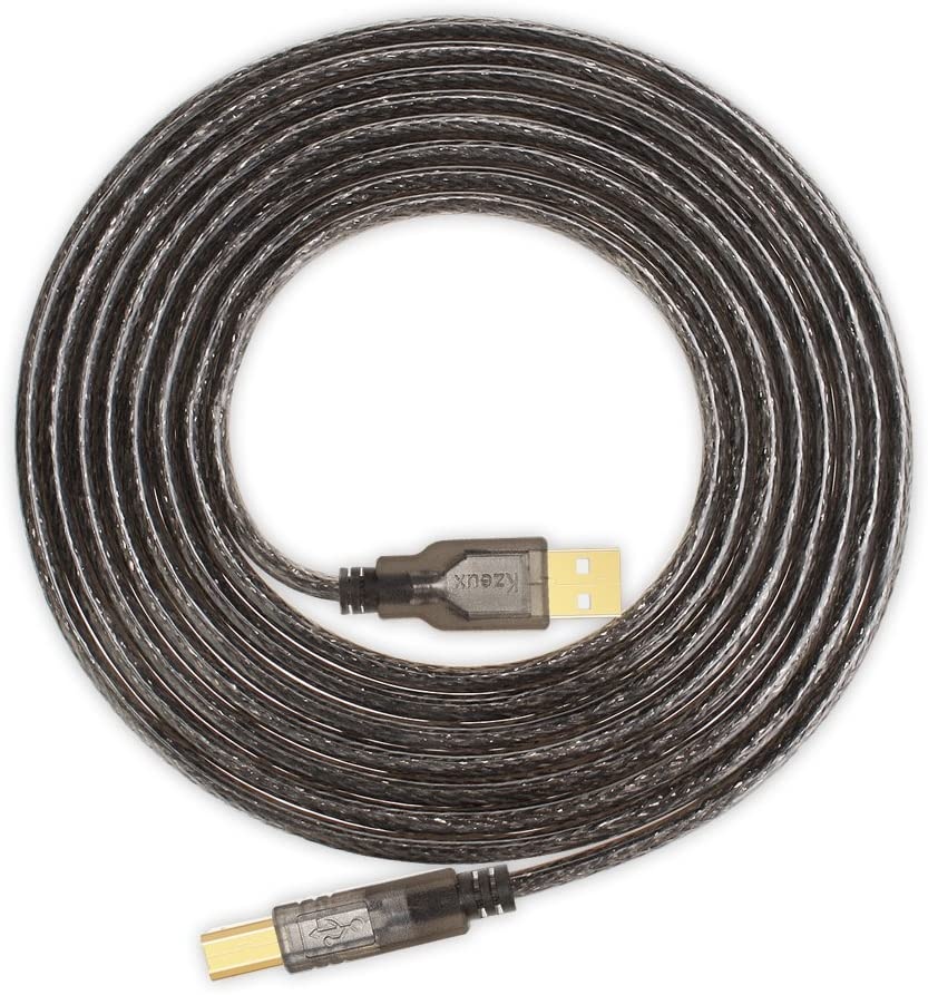 Printer Cable USB Printer Scanner Cable 6ft High Speed A Male to B Male Cord for HP Canon Epson Dell Samsung etc