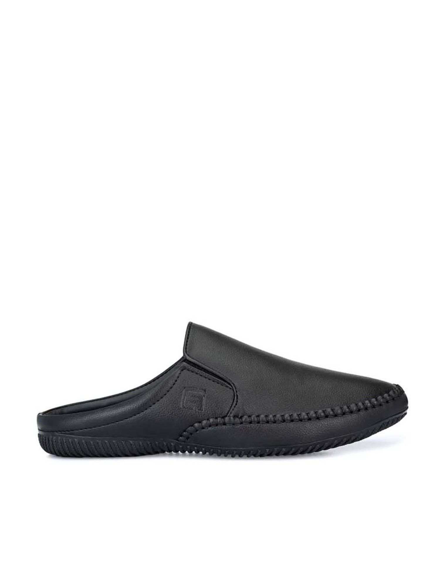 Eego Italy Men's Black Mule Shoes