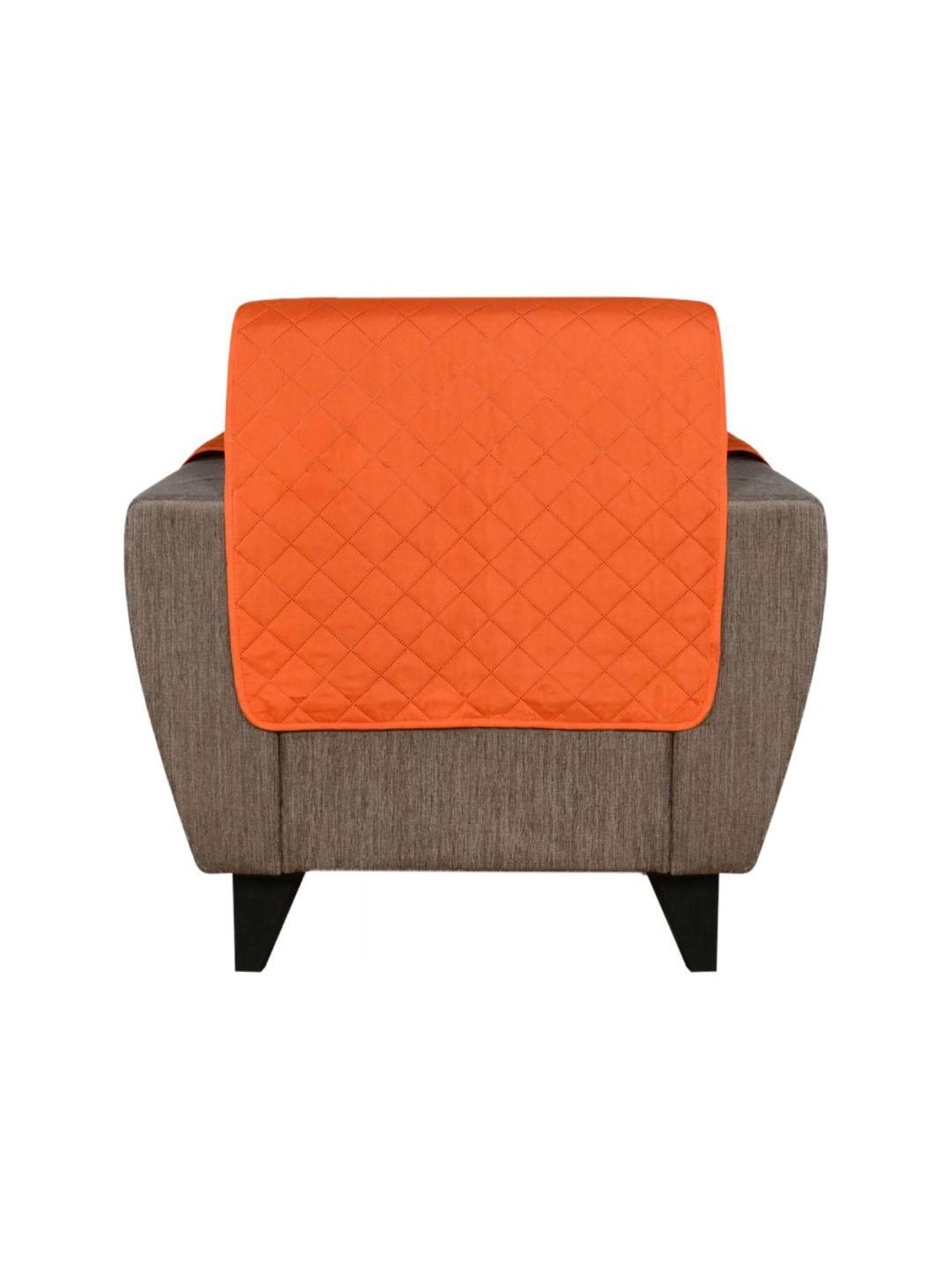 Nestasia Red & Cream Chevron Cotton Knitted Throw blanket with texture for Living Room or Bedroom