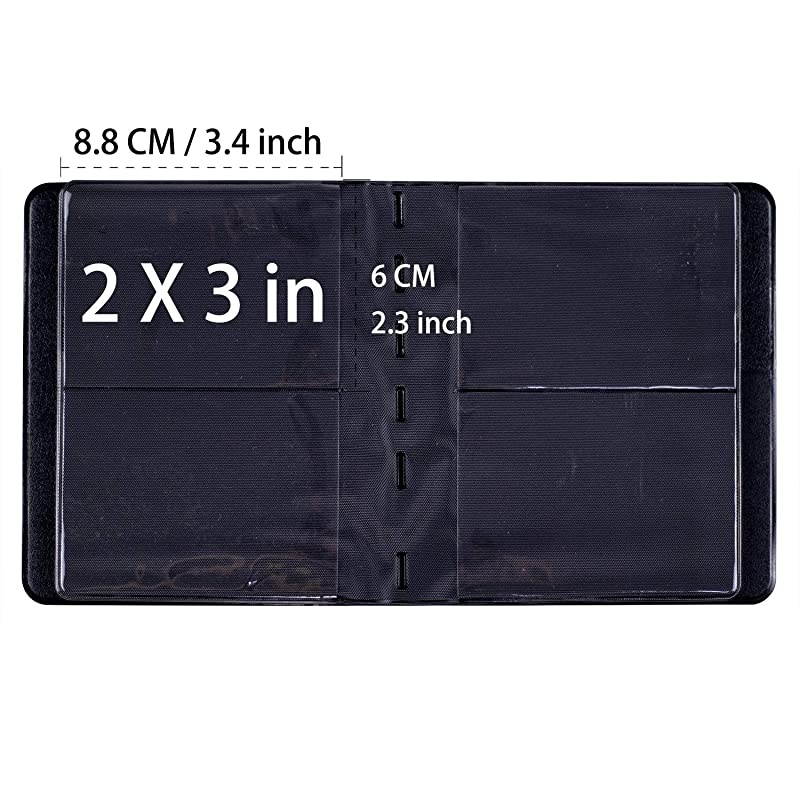 64 Pockets Mini Photo Album for Fujifilm Instax Mini 7s 8 8+ 9 25 26 50s 70 90 Instant Camera amp Name CardBlack