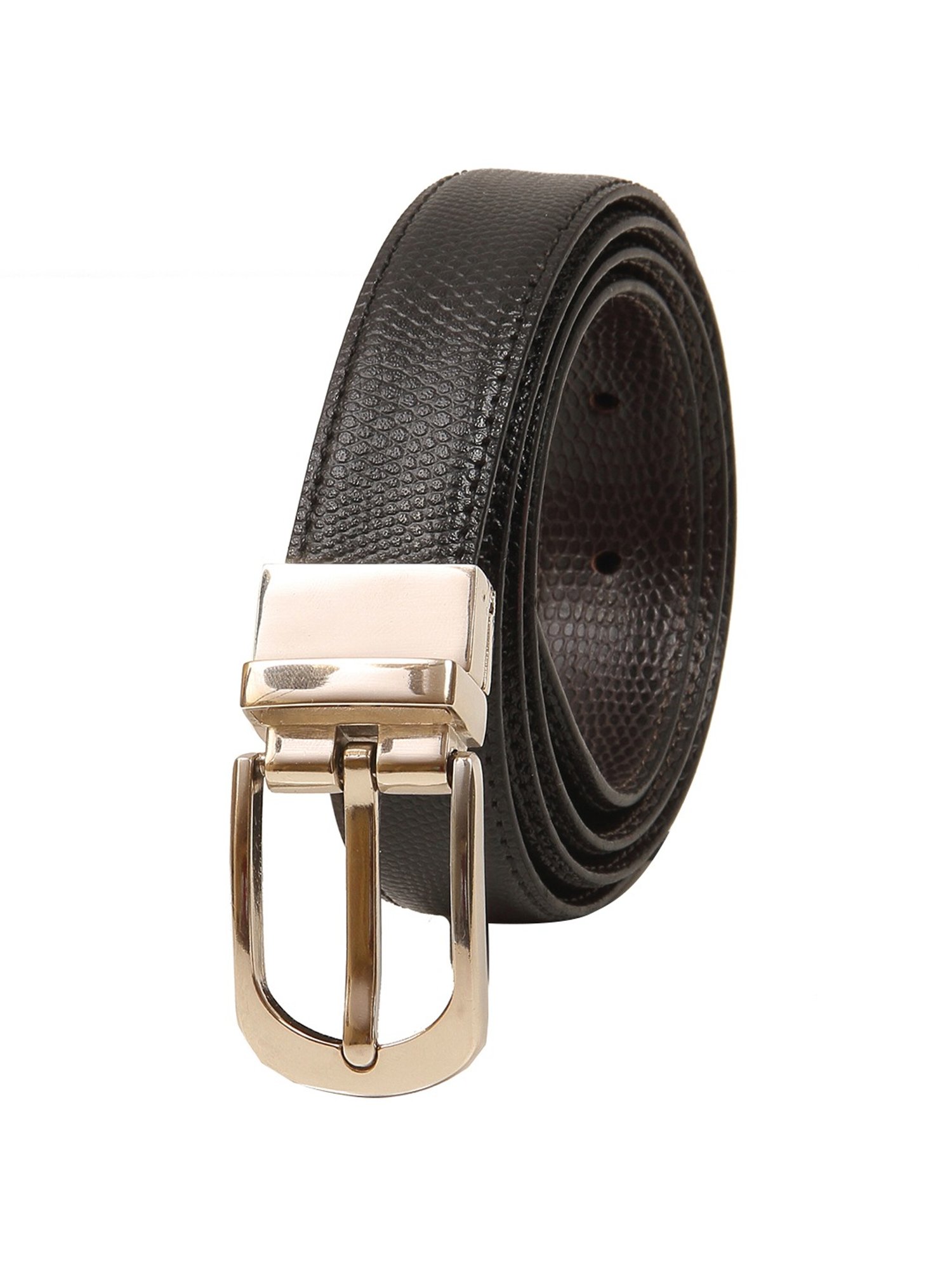 Calvadoss Black & Brown Reversible Belt for Women
