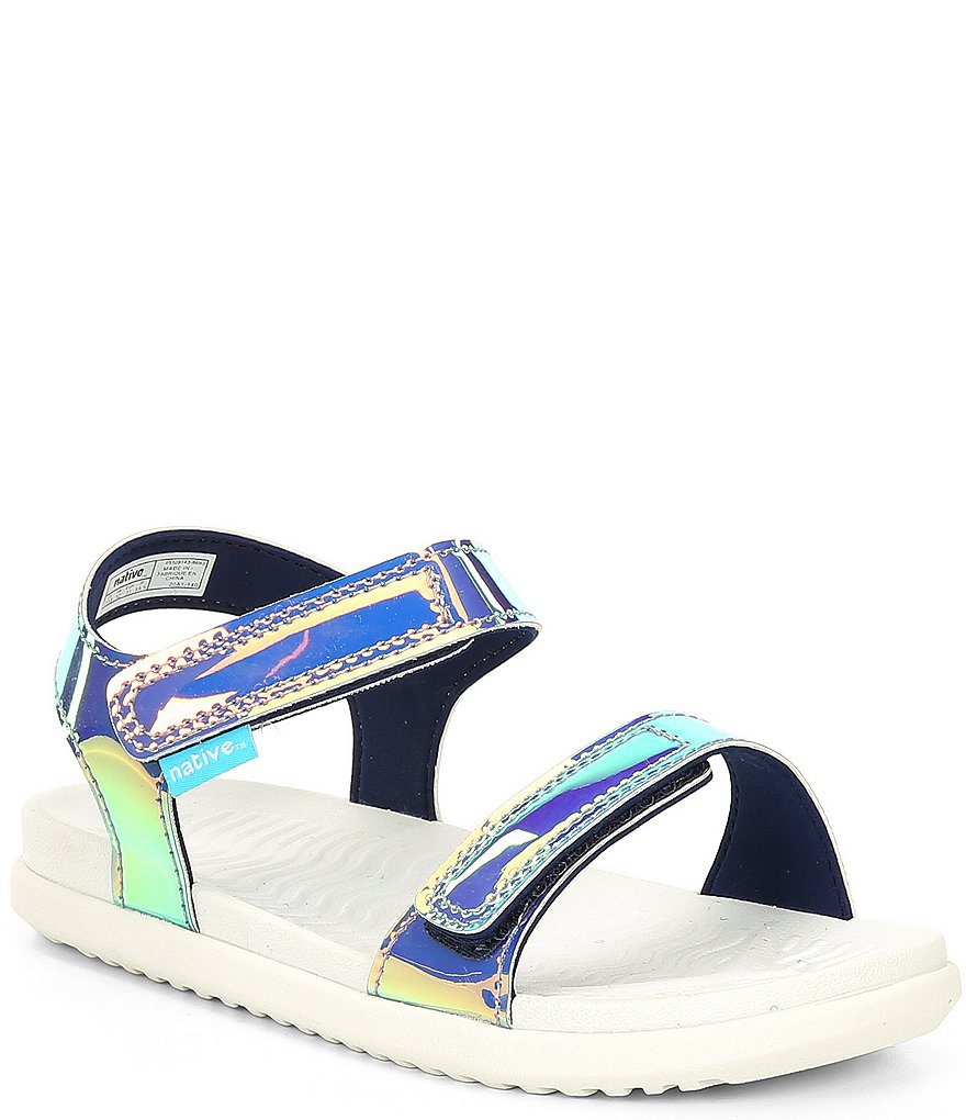 Native Girls' Charley Hologram Sandals (Toddler)