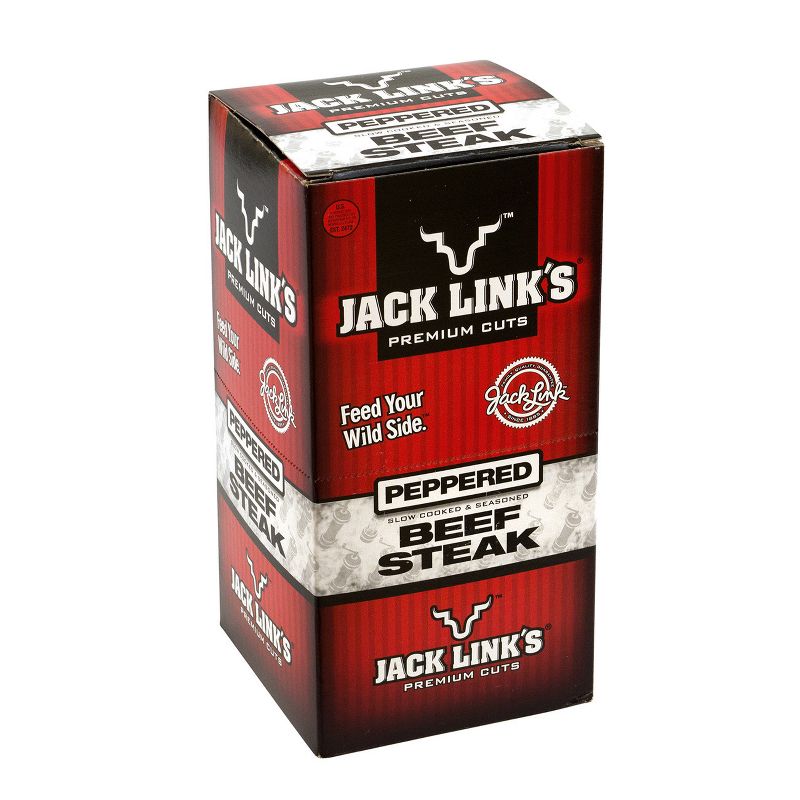 Jack Link's Peppered Beef Steak - 1oz - 12 ct