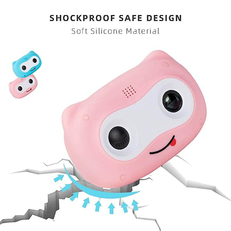 Kids Camera  Q1 Digital Video Camcorder Action Camera Rechargeable with 8G SD Card 2.0&rdquo; for 3-12 Year Old Boys and Girls Birthday Festival Gift