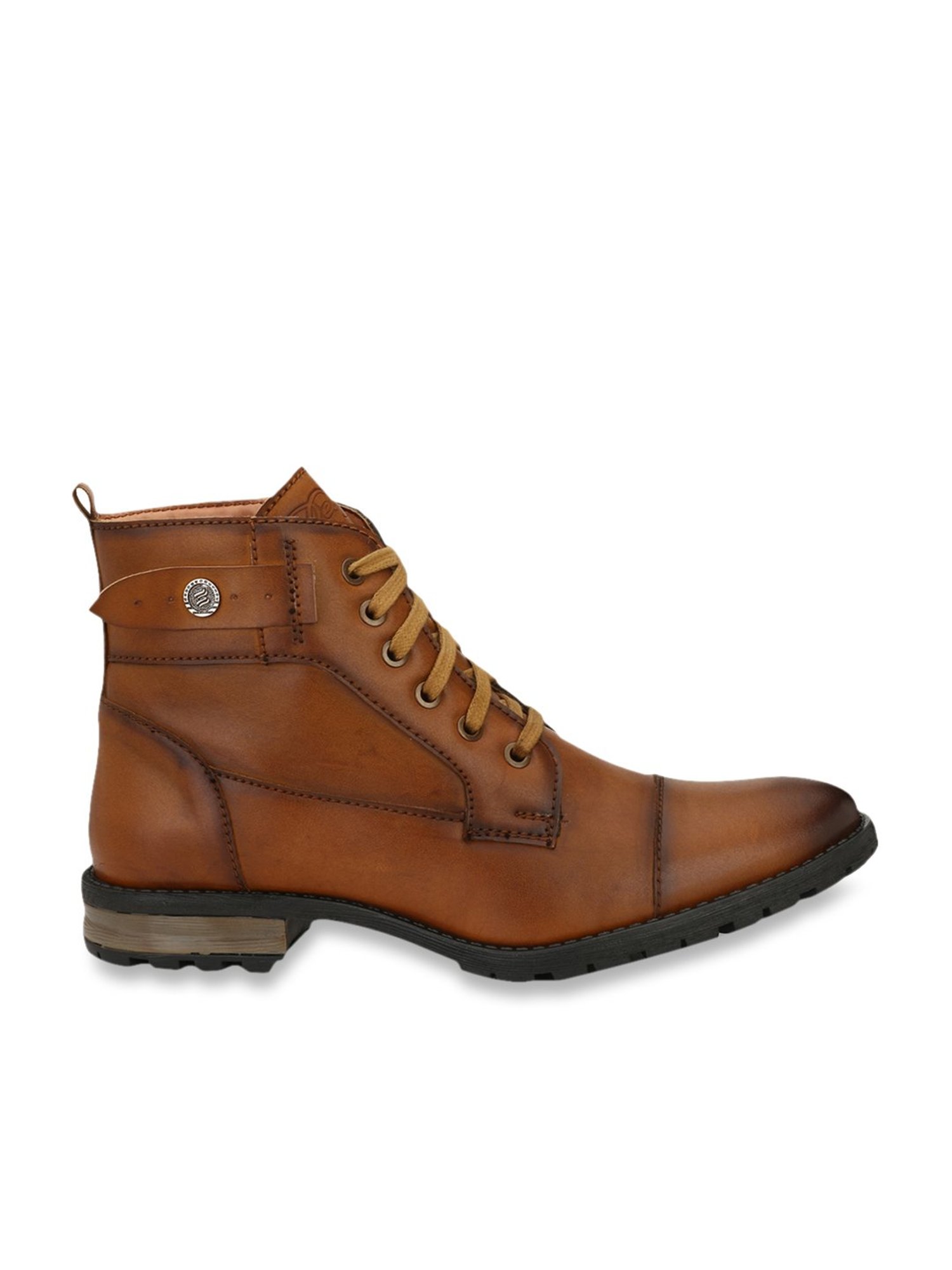 Delize Men's Tan Derby Boots