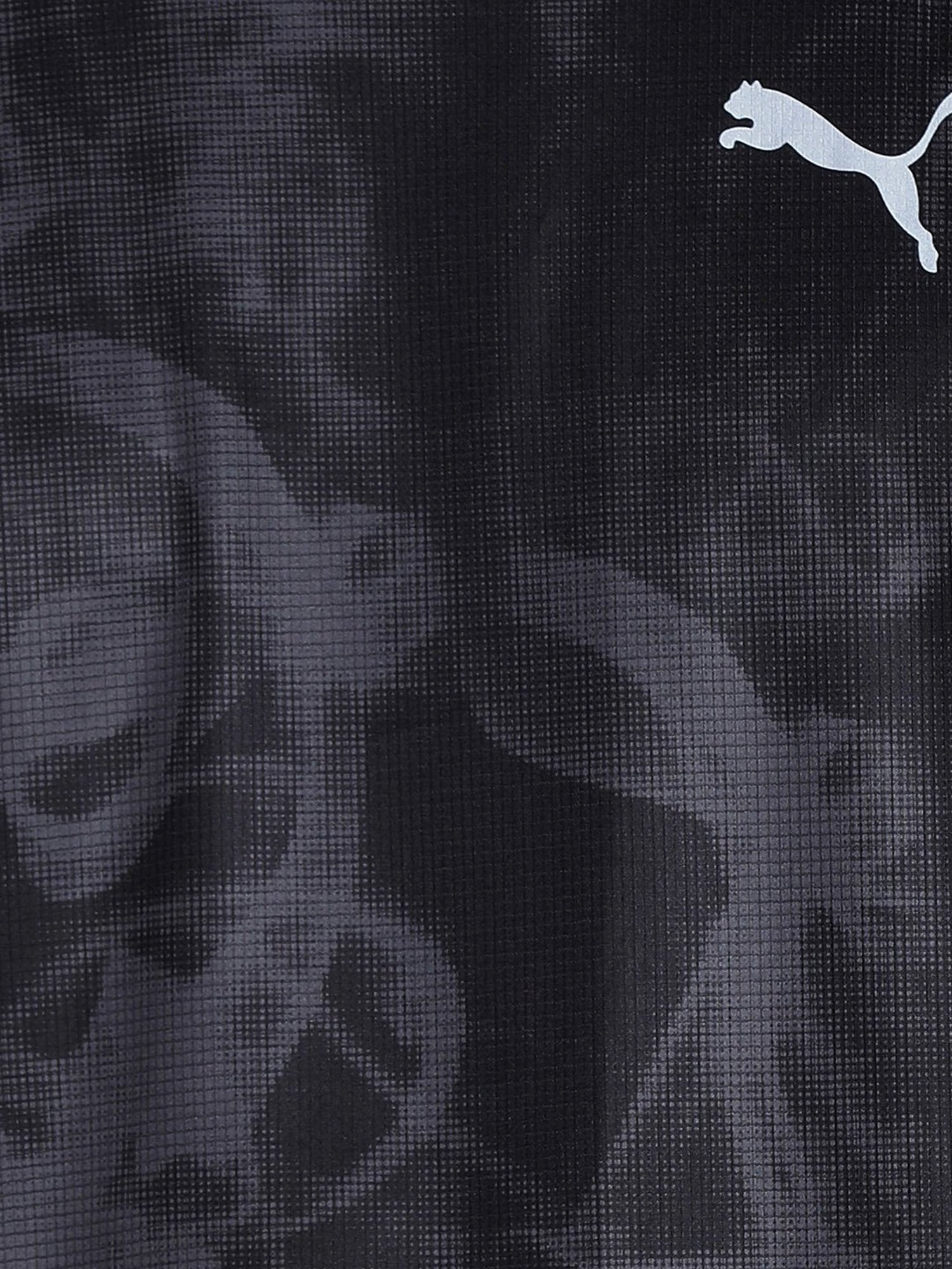 Puma Black Regular Fit Printed Tank Tee