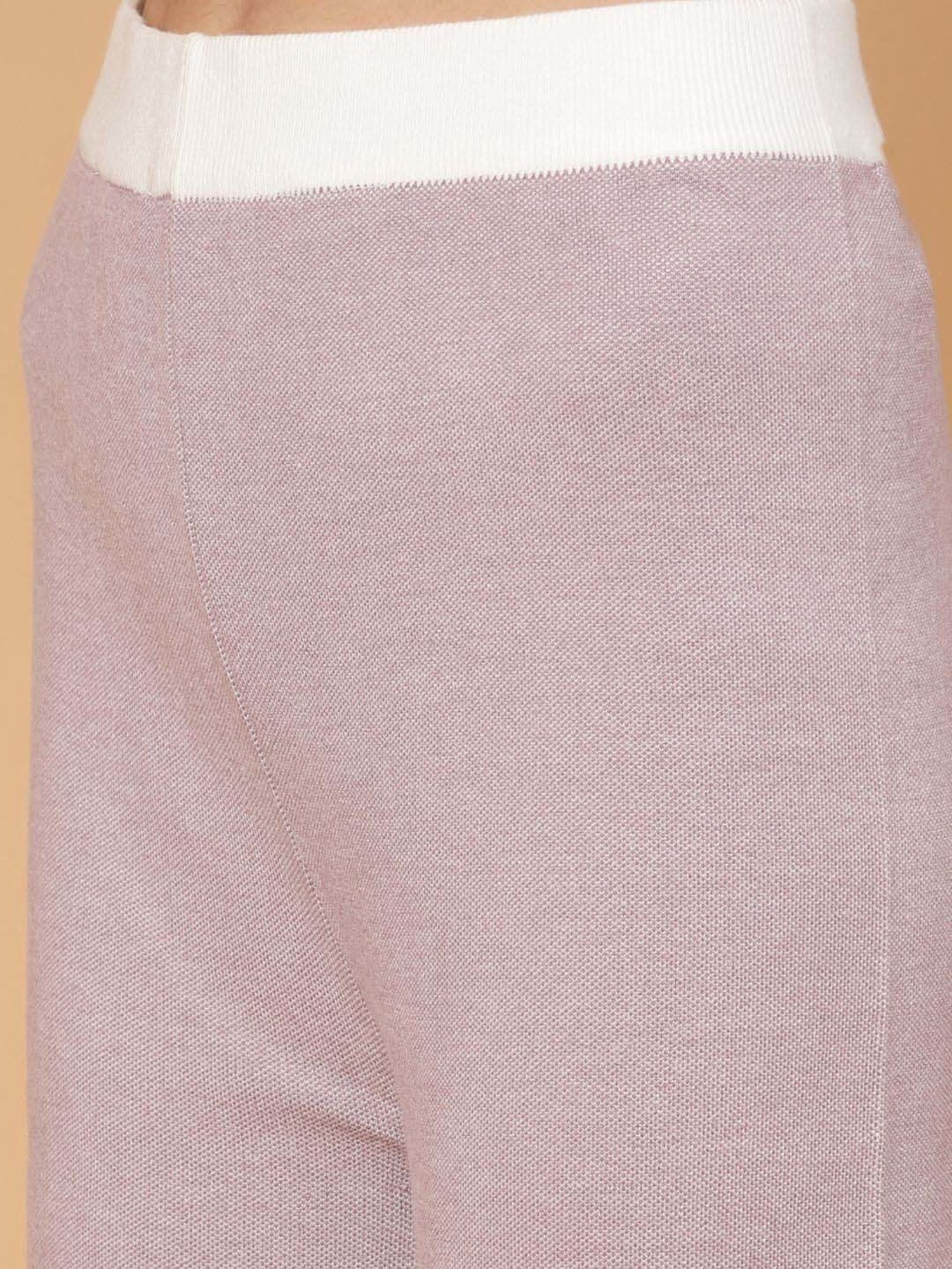 Mafadeny Lilac Plain Top Pants Set