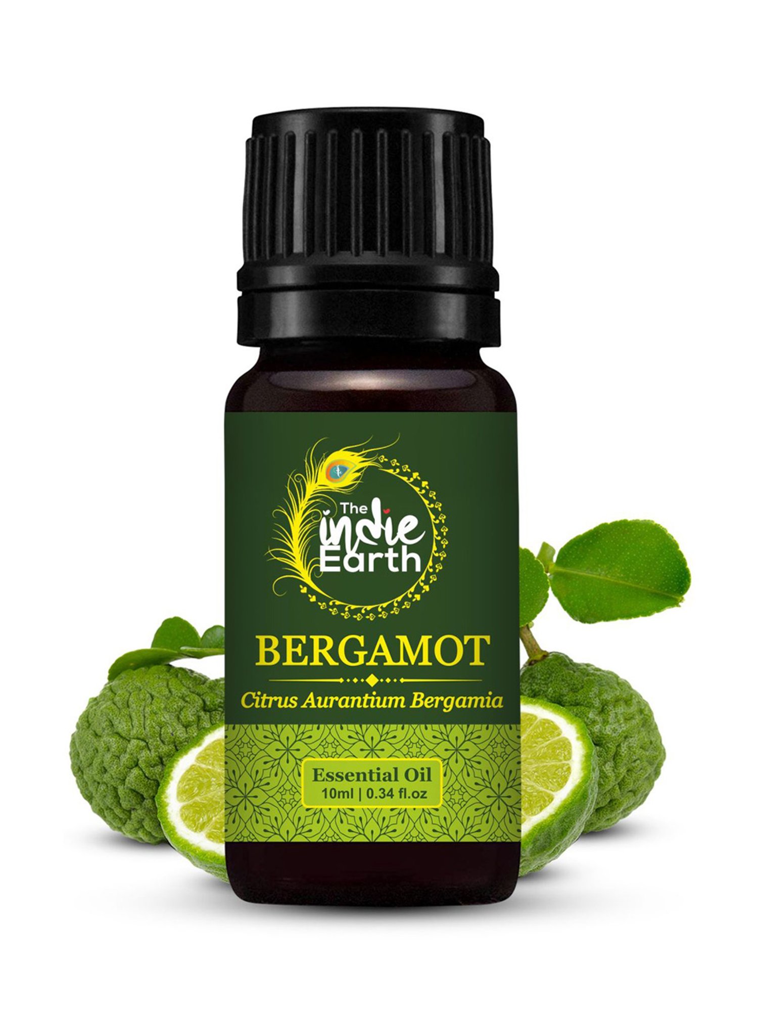 The Indie Earth Bergamot Essential Oil - 10 ml