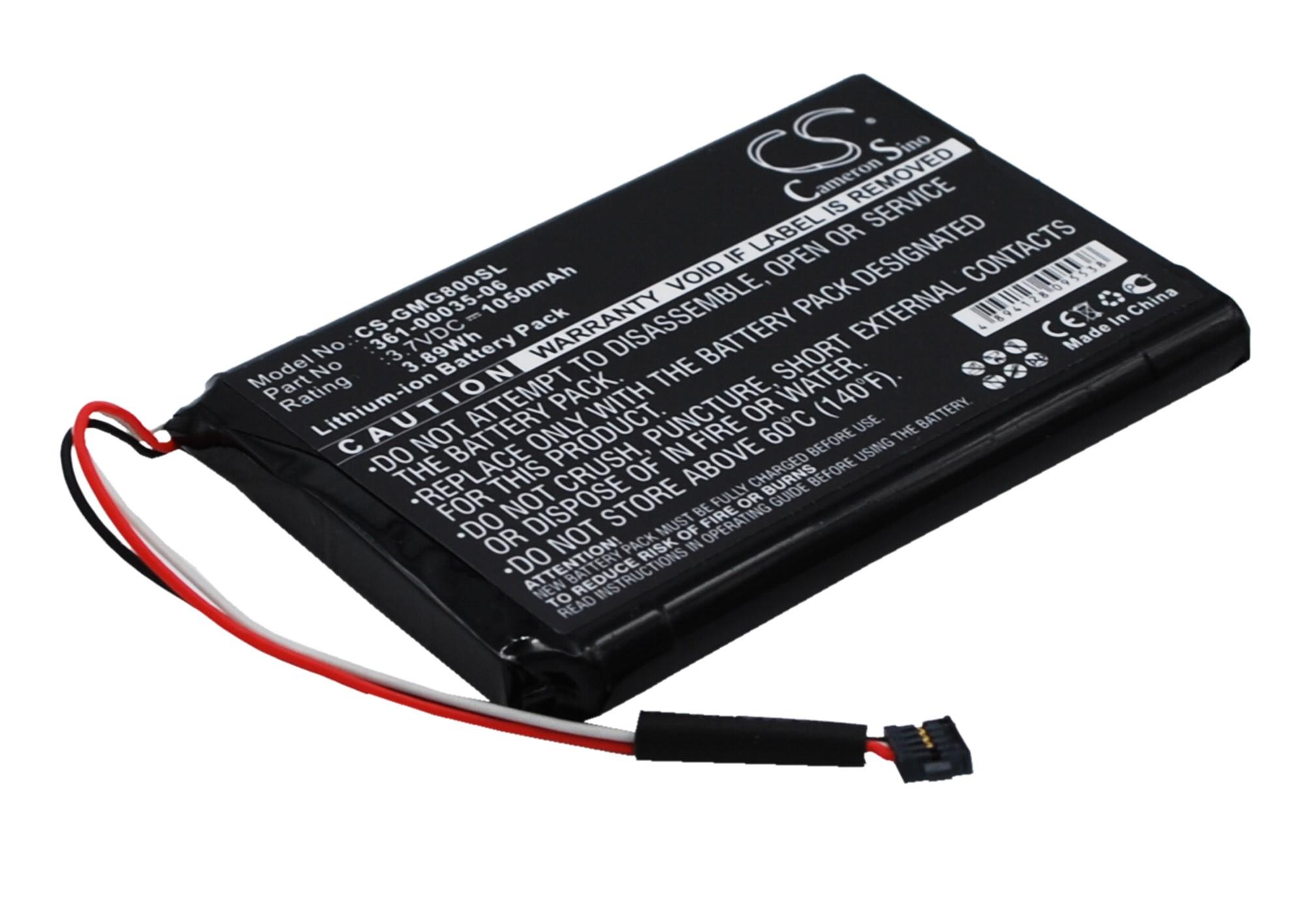 1050mAh Battery for Garmin Approach G8, 361-00035-06