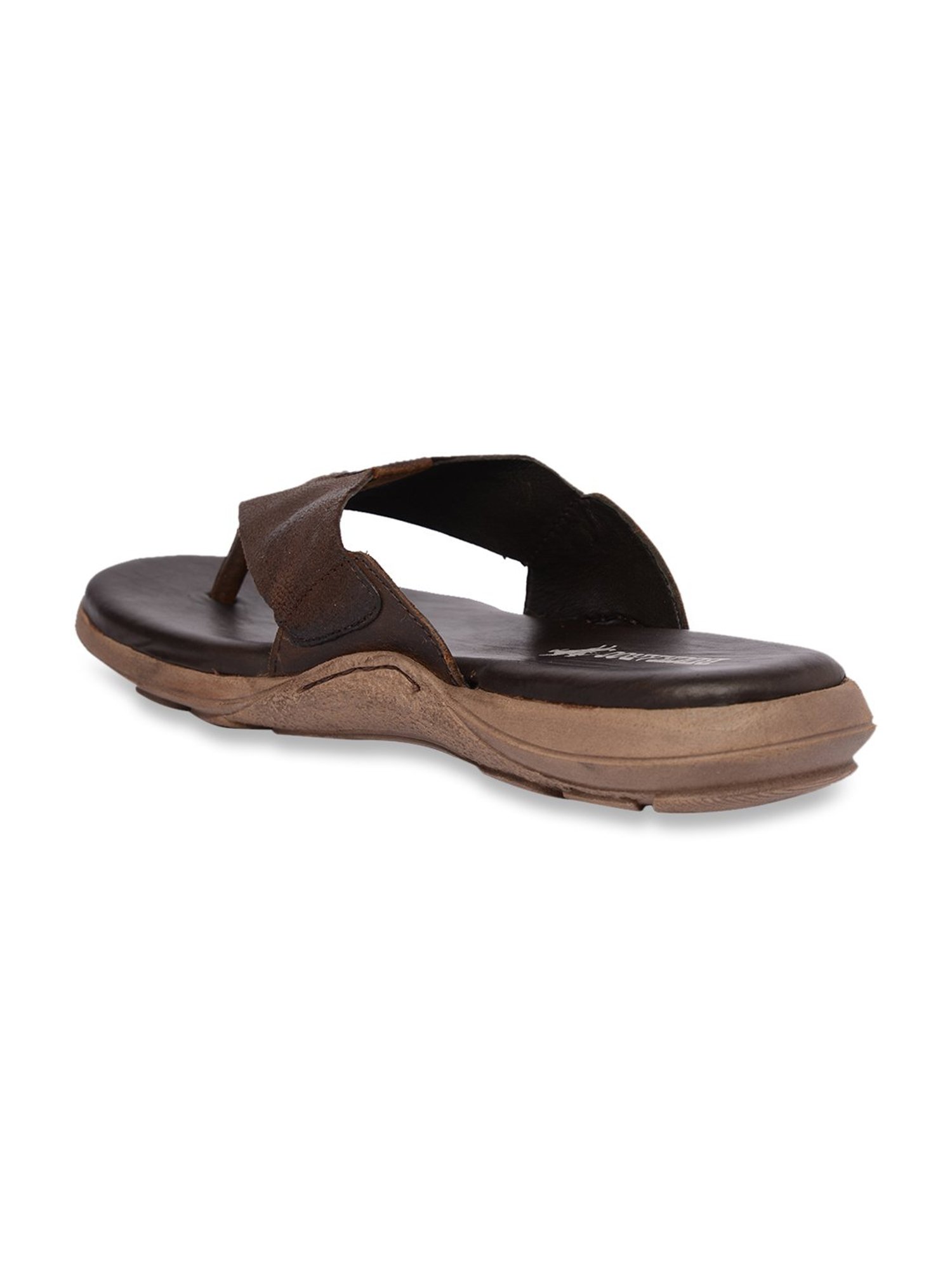Buckaroo Men's ROOT Brown Thong Sandals