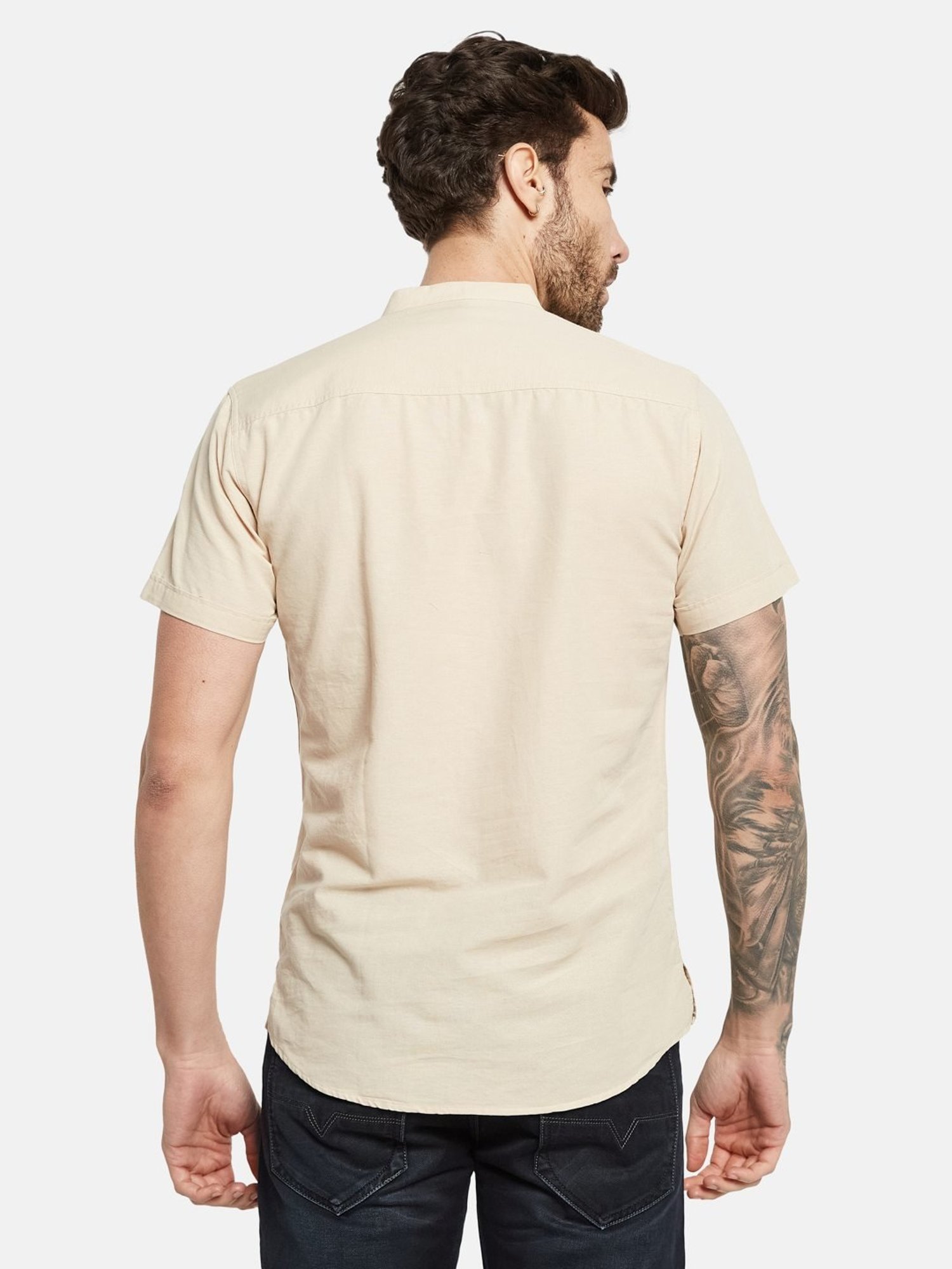 Mettle Natural Cotton Regular Fit Shirt