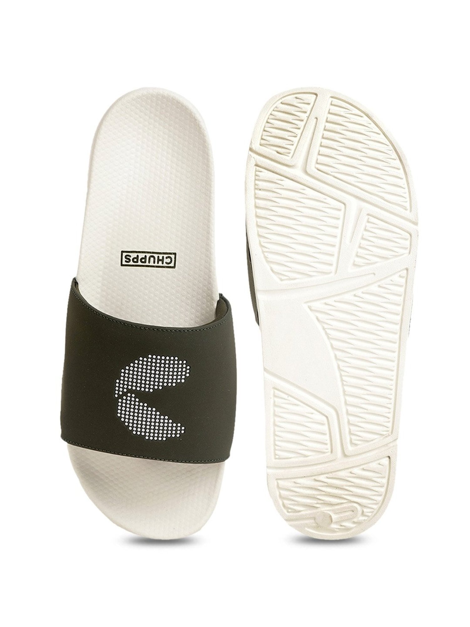 Chupps Men's Olive Slides
