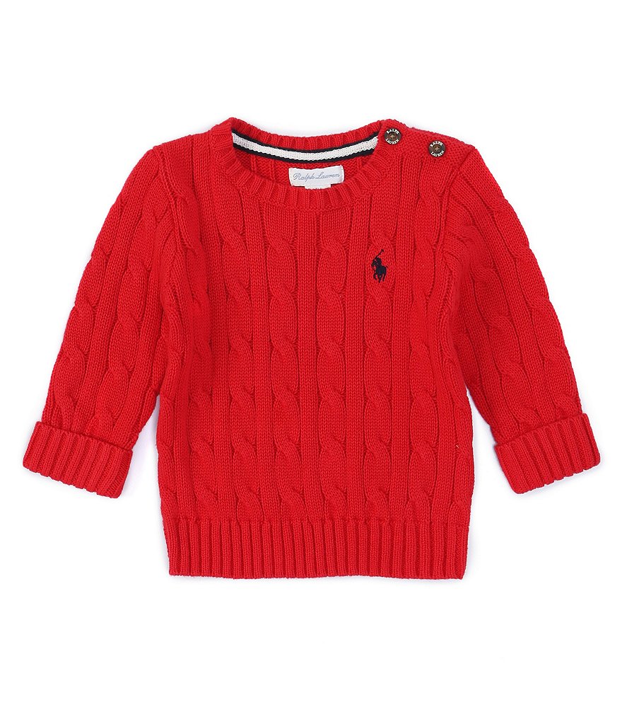 Polo Ralph Lauren Baby Boys 3-24 Months Cable-Knit Sweater