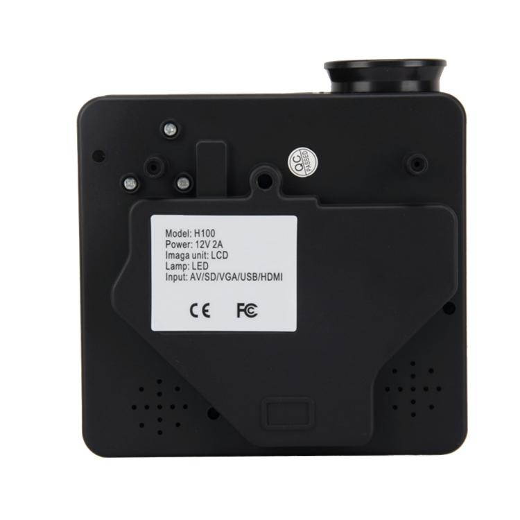 Mini Portable LED Projector 1080P HD Multimedia VGA AV USB SD Card Proyector LED