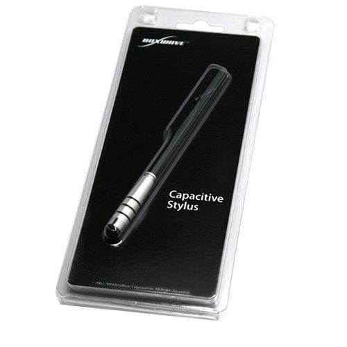 iPad 3 Stylus Pen, BoxWave [mini Capacitive Stylus] Small Rubber Tip Capacitive Stylus Pen for Apple iPad 3 - Jet Black