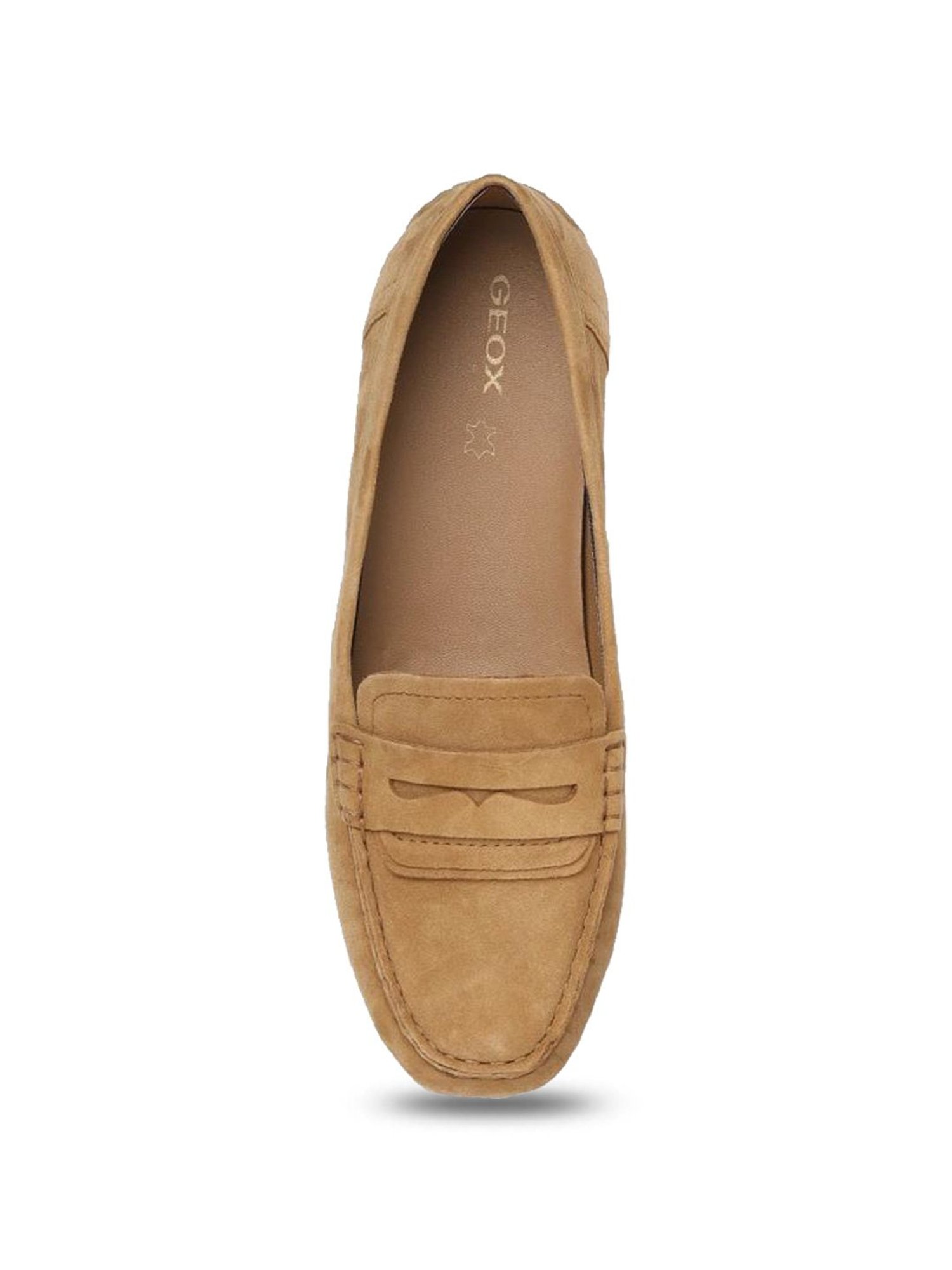 Geox Women's Kosmopolis Plus Grip Cognac Loafers