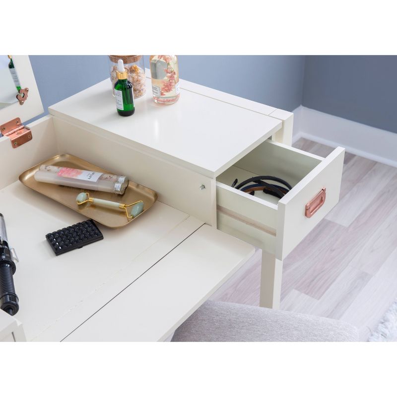 Peggy Vanity White - Linon