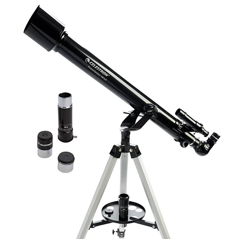 PowerSeeker 60AZ Telescope Manual AltAzimuth Telescope for Beginners Compact and Portable BONUS Astronomy Software Package 60mm Aperture