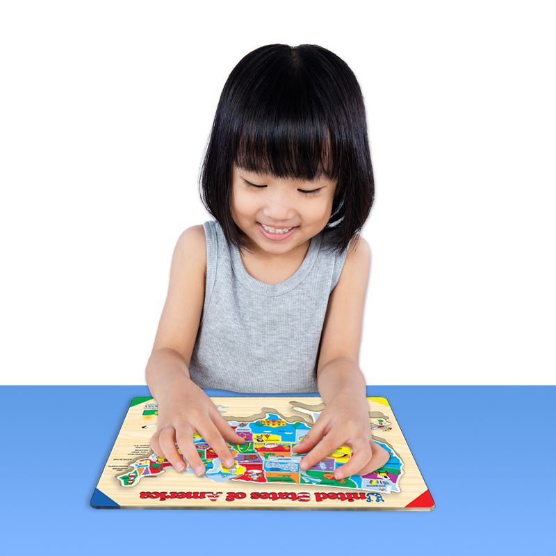 The Learning Journey Lift & Learn Puzzle USA Map