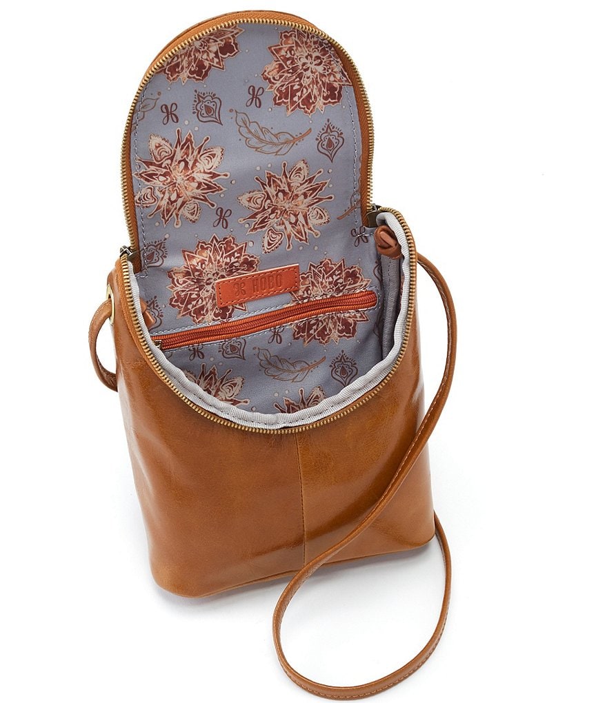 HOBO Fern Leather Zip Crossbody Bag