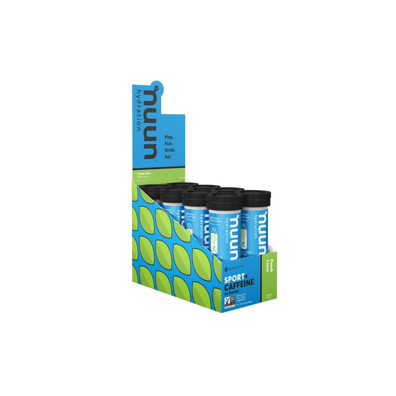 Nuun Hydration Caffeine Sport Drink 10ct - Fresh Lime