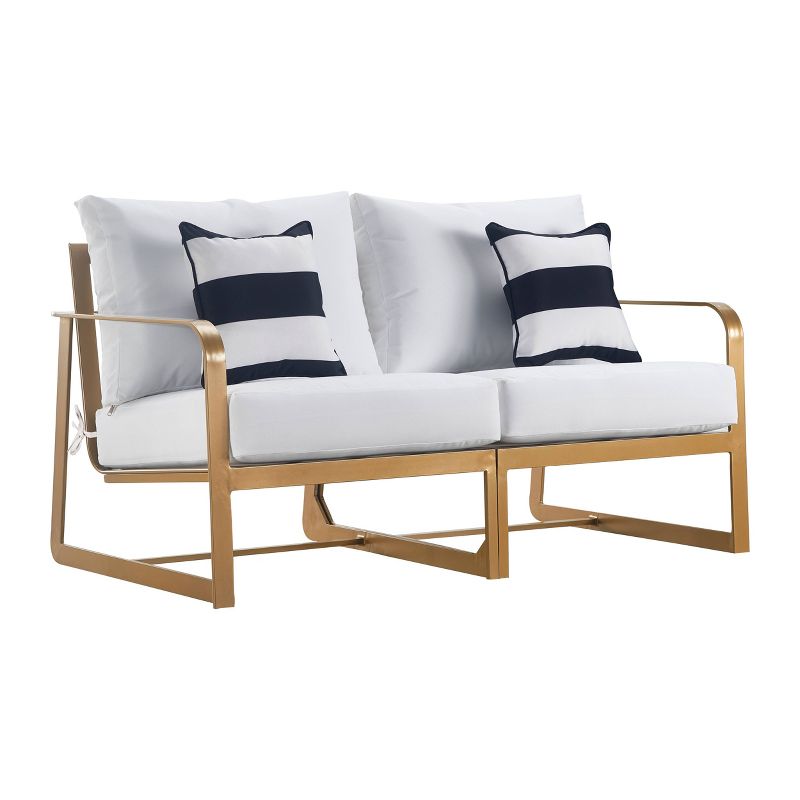 Mirabelle Outdoor Sofa  - Gold - Adore Decor