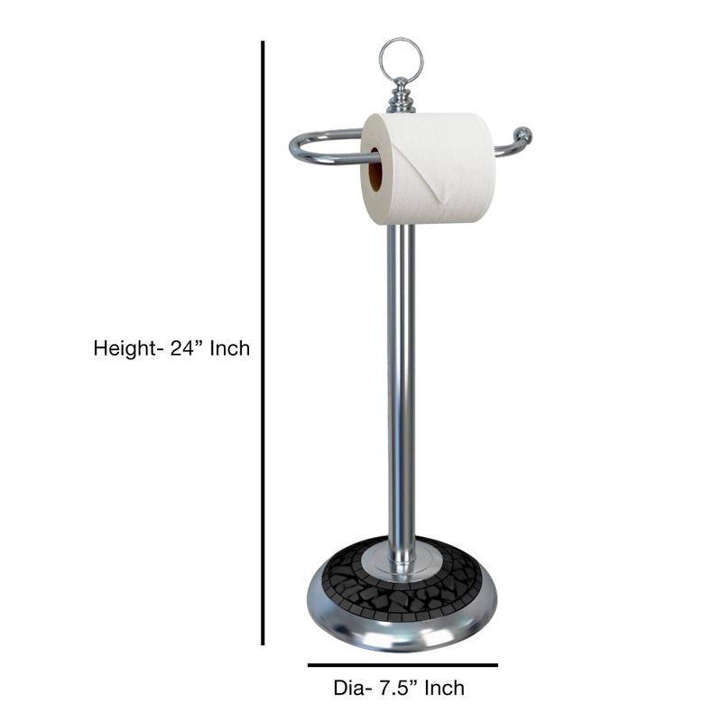 Freestanding Toilet Tissue Holder Chrome - Nu Steel