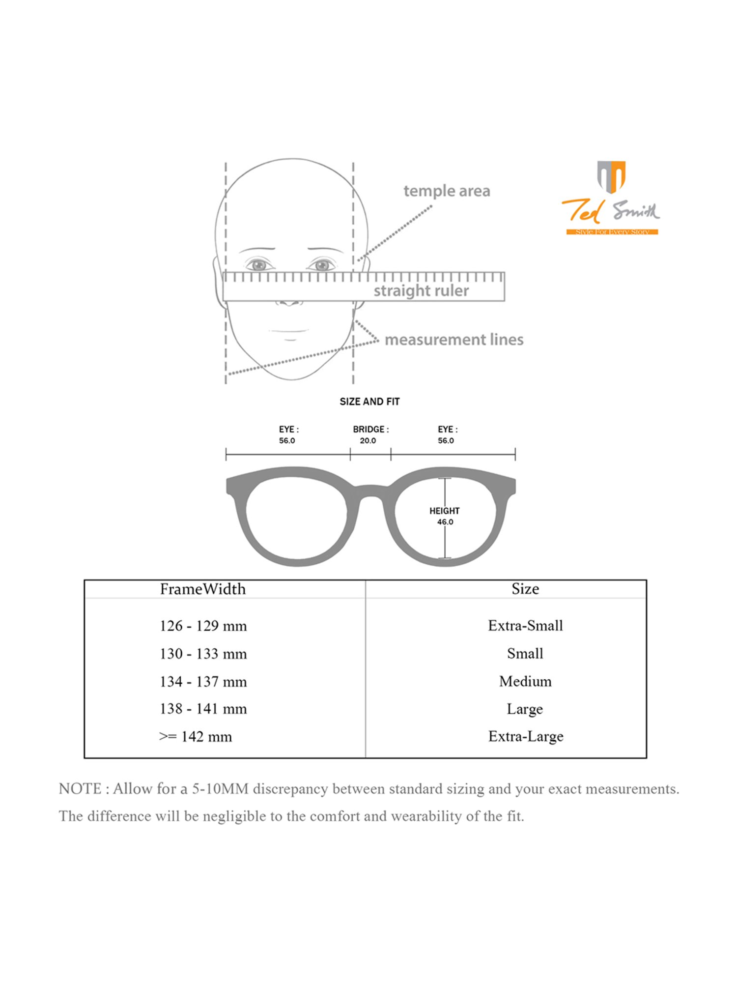 Ted Smith Brown Cat Eye Eye Frames for Women