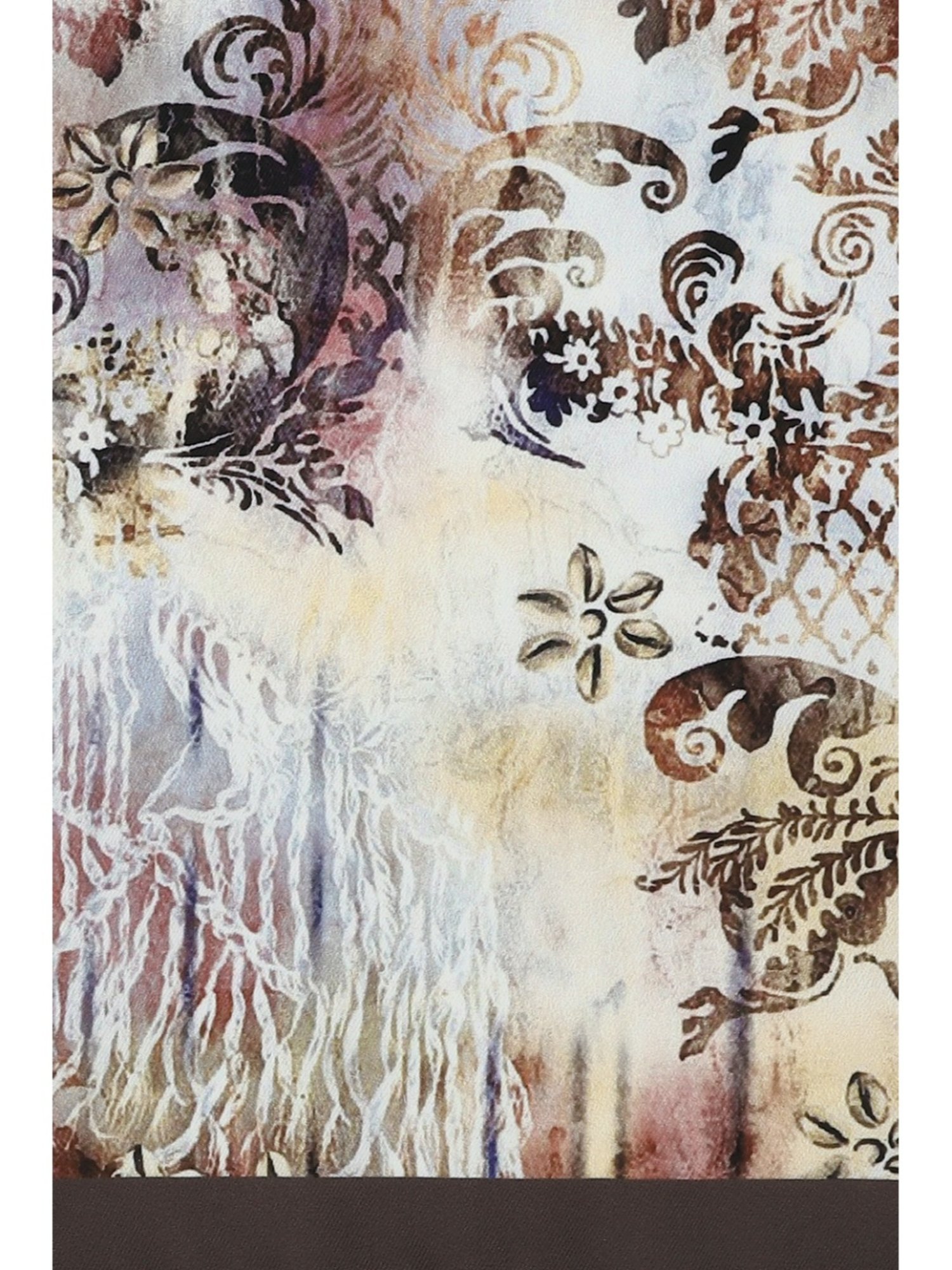 Van Heusen Green Printed Pocket Square