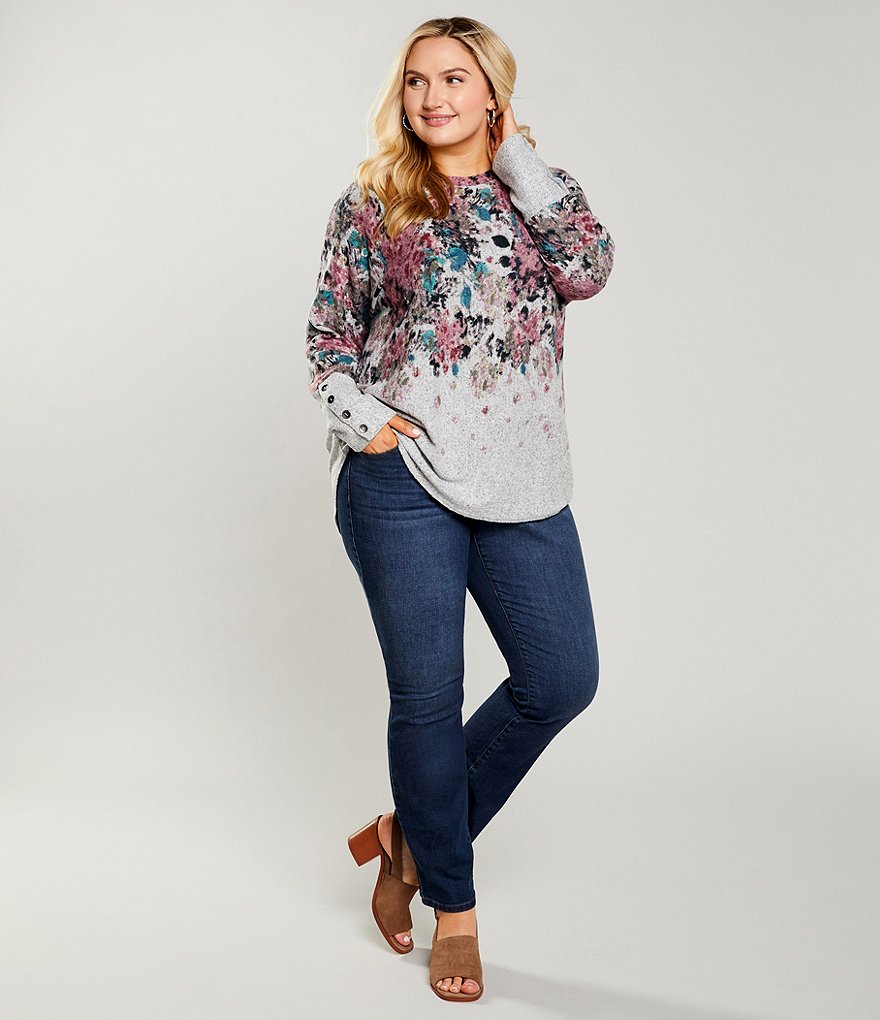 Westbound Denim Plus Size THE FIT FORMULA Slim Straight Jeans