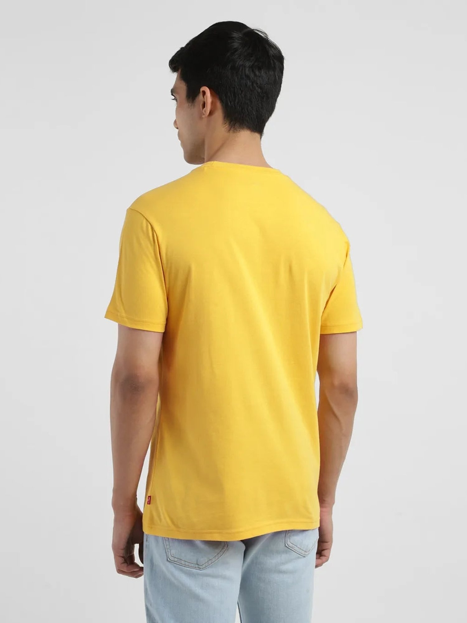 Levi's Yellow Regular Fit Printed T-Shirt