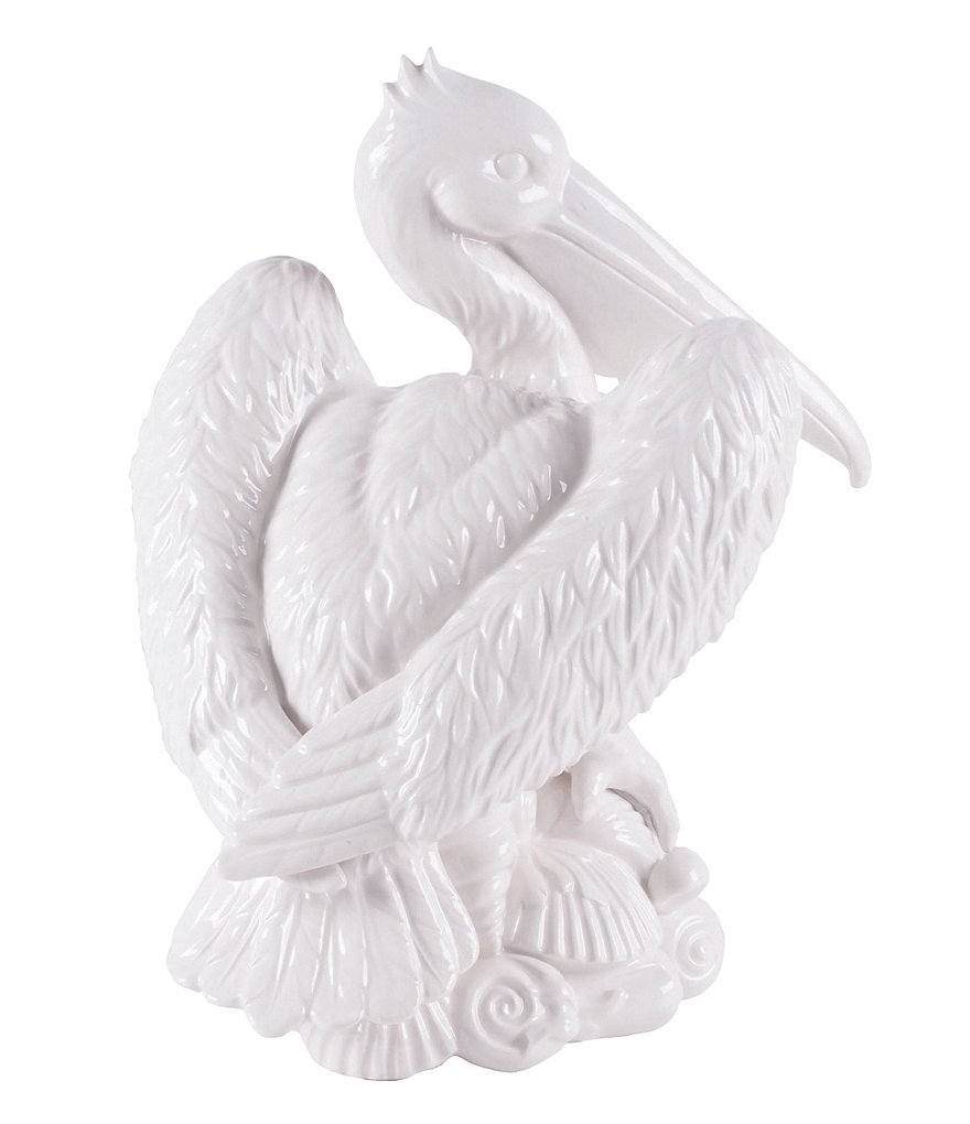 Fitz and Floyd Cape Coral Pelican Figurine
